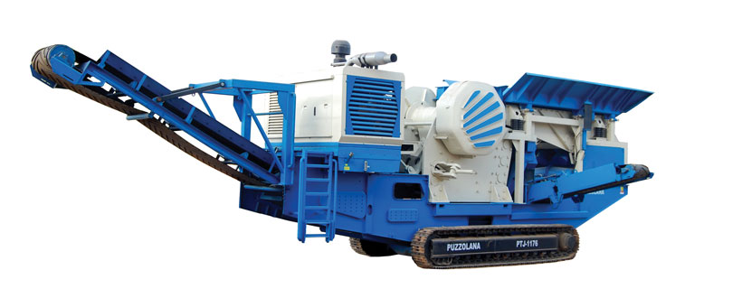 Crawler jaw crusher