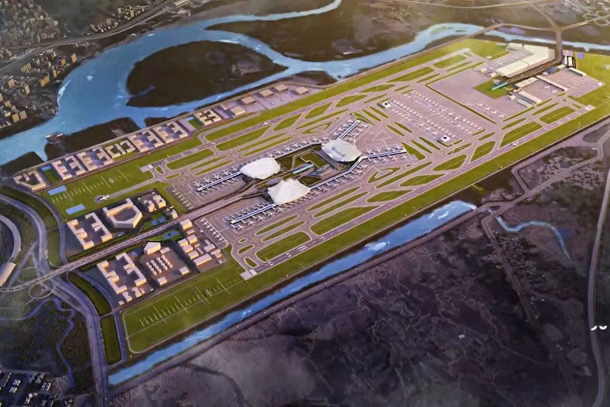 Navi Mumbai airport infrastructure project